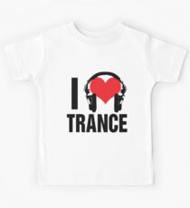I Love Trance Music Kids Tee