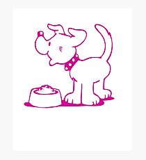 Cute Funny Goofy Pup Tshirt Photographic Print