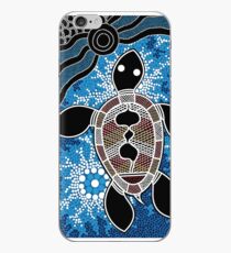 Aboriginal Art Authentic - Sea Turtles iPhone Case