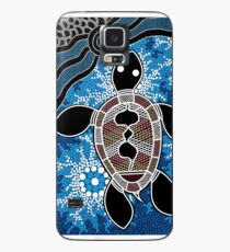 Aboriginal Art Authentic - Meeresschildkröten Hülle & Klebefolie für Samsung Galaxy