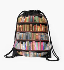 Jane austen antique books & other British antique books Drawstring Bag