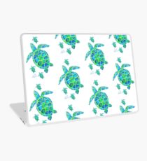 Sea Turtle with babies Laptop Skin
