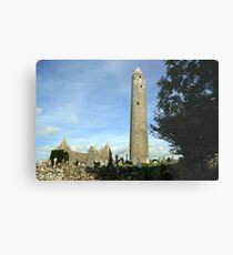 Kilmacduagh round tower 2 Metal Print