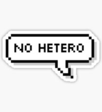 Pegatina No Hetero