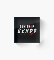 Gun Shop Kendo Acrylic Block