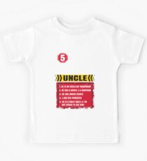 5 Things You Should Know About My Uncle Funny Kids Tee