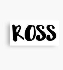 Ross Canvas Print
