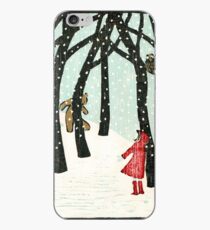 Hello Bear - Original woodcut by Francesca Whetnall iPhone Case