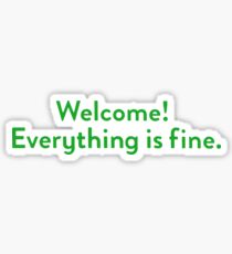 The Good Place Welcome Wall Sticker