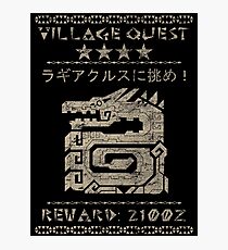 Village Quest - Lagiacrus Photographic Print