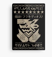 Village Quest - Brachydios Metal Print