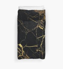 Funda nórdica Mármol de oro negro