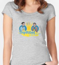 troy and abed in the morning Women's Fitted Scoop T-Shirt