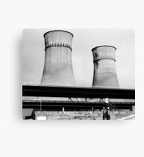 Cooling Towers / Viaduct / Boy Canvas Print