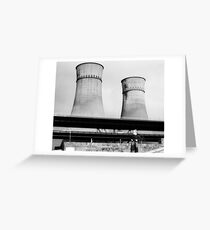 Cooling Towers / Viaduct / Boy Greeting Card