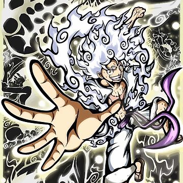 Gear 5 colored manga panel Throw Blanket for Sale by YourDemonSlayer