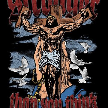 Jesus Workout Gym Vintage 90s Bootleg