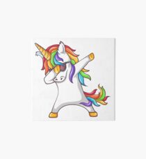 Dabbing Unicorn Art Board