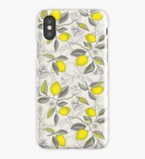 Lemon pattern iPhone Case