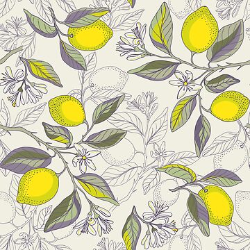 Artwork thumbnail, Lemon pattern by olgart