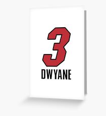 dwyane wade 3 Greeting Card