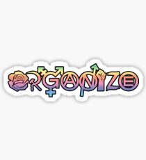 ORGANIZE Sticker