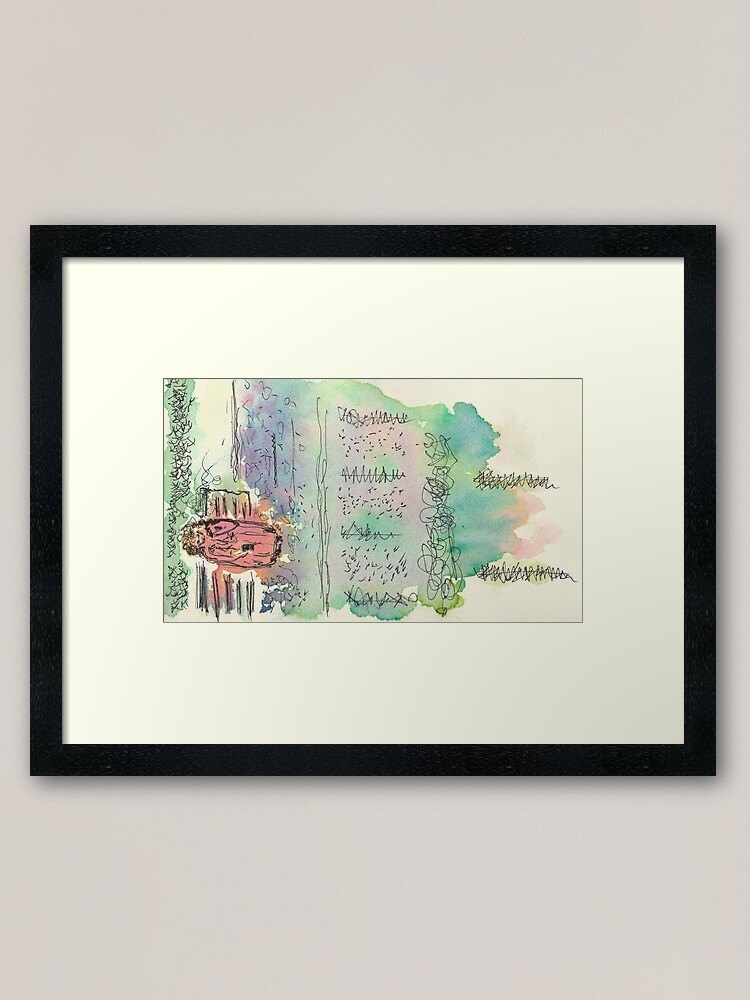 Alternate view of Poetic Brussels Framed Art Print