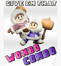 Wombo Combo Ice Climber Smash Bros Poster