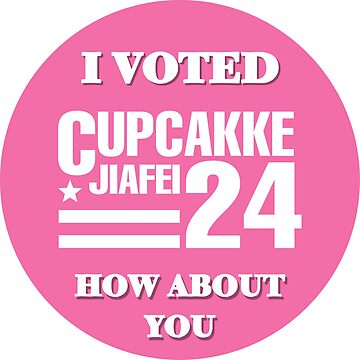 CupcakKe Jiafei Presidential Campaign Sticker for Sale by KweenFlop