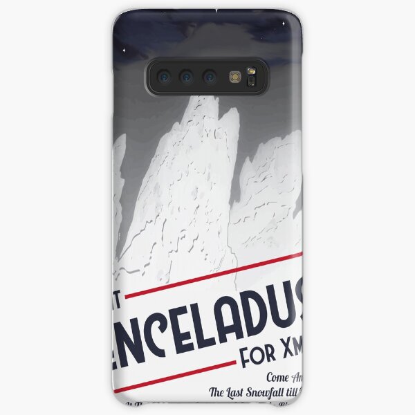Enceladus Space Poster Samsung Galaxy Snap Case
