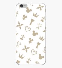 Vinilo o funda para iPhone Símbolos de corazones de Golden Kingdom