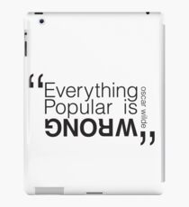 Wrong iPad Case/Skin