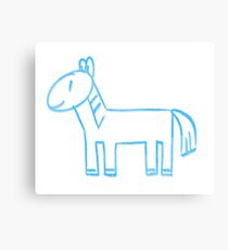 Horse Doodle Canvas Print