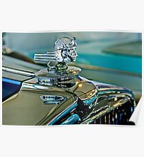 1933 S Dv-32 Hood Ornament -0070c Poster