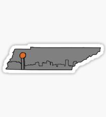 Knoxville City Scape Sticker