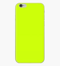Electric Vibrant Lime Solid Color iPhone Case