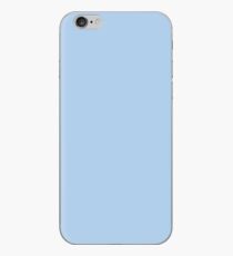Baby Blue Solid Color Decor iPhone Case