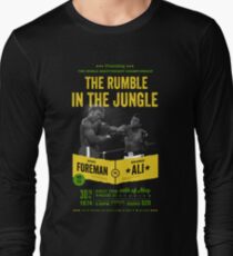 Ali vs Foreman Rumble in the Jungle Long Sleeve T-Shirt