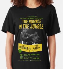 Ali vs Foreman Rumble in the Jungle Slim Fit T-Shirt