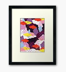 Purple Winter Framed Print