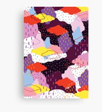 Purple Winter Canvas Print