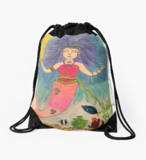 Mother of the Sea Drawstring Bag