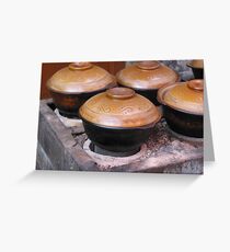 Terracotta Pots Greeting Card