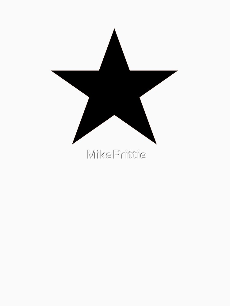 "Black Star Emoji" Unisex TShirt by MikePrittie Redbubble