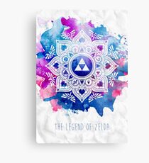 Lienzo metálico La leyenda de un Zelda Mandala