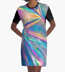 Holographisch T-Shirt Kleid