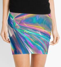 Holographic Mini Skirt