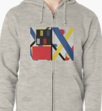 Geometric Bauhaus 2 Zipped Hoodie