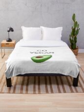 GO VEGAN Throw Blanket