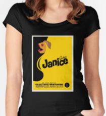 Janice Poster Women's Fitted Scoop T-Shirt
